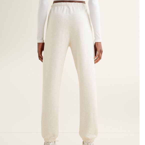 Roots Cooper High Waisted Sweatpant oatmeal size small fits like medium - Picture 3 of 10